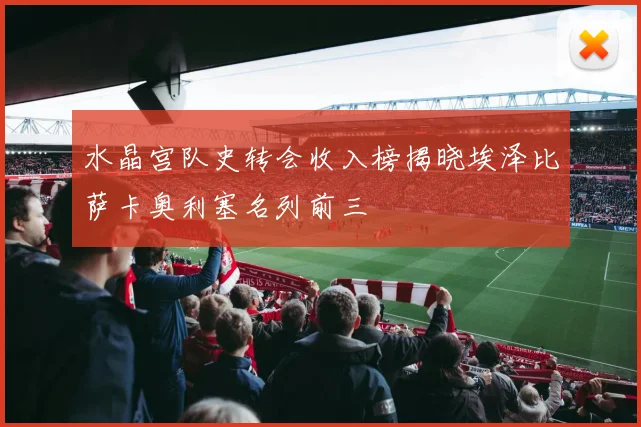 水晶宫队史转会收入榜揭晓埃泽比萨卡奥利塞名列前三